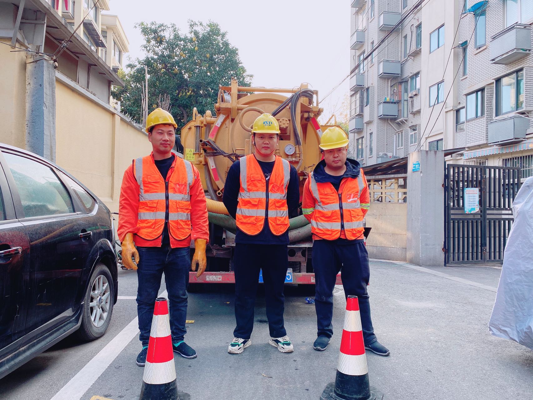 鼓楼南京某小区管道清淤检测施工